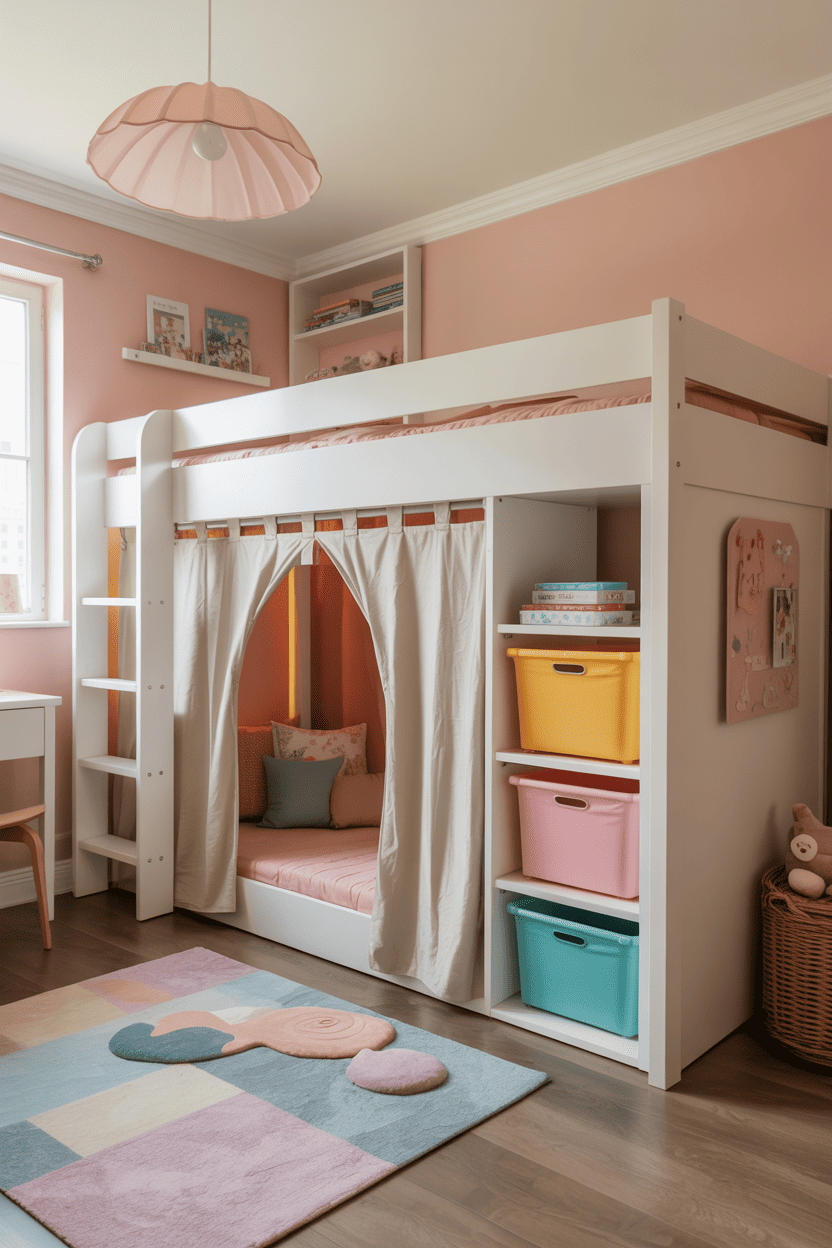 Hylleseng med oppbevaring underneath