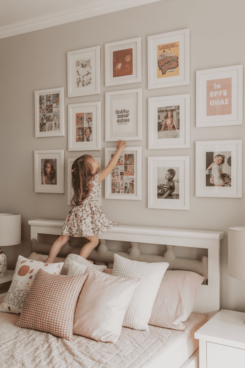 Et kreativt galleri på veggen