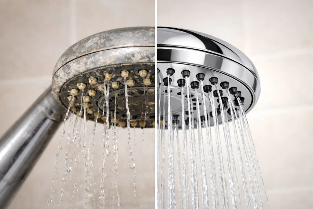 Hvordan_rense_dusjhode