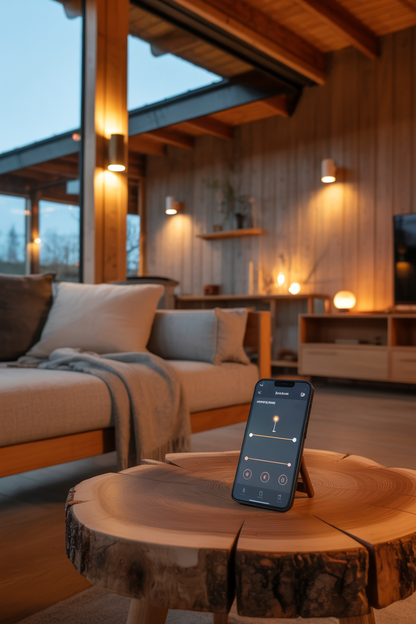 Hyttevennlig smartbelysning