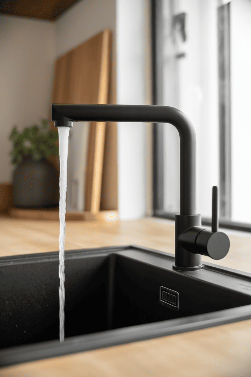 Installer en ny kjøkkenkran