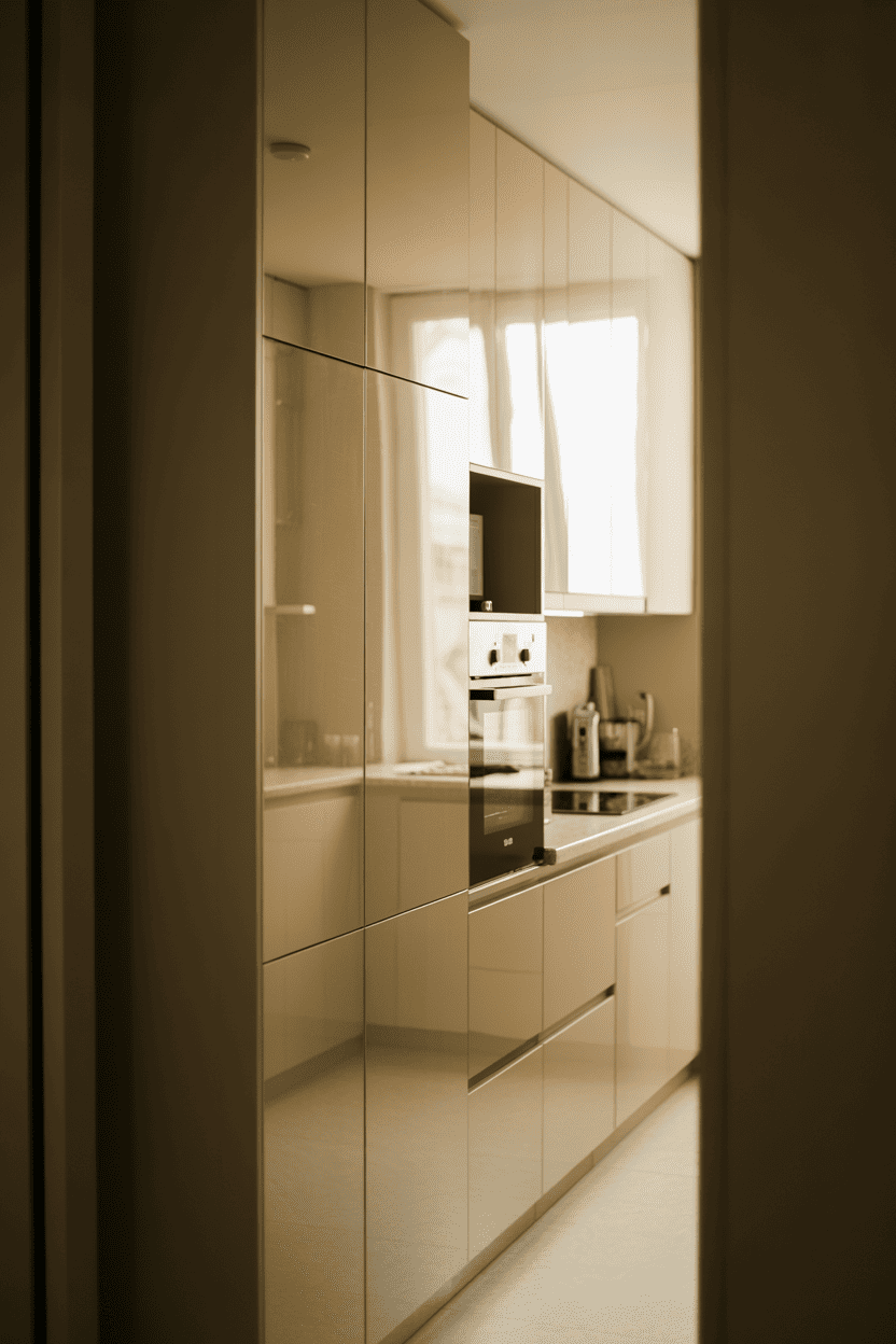 Installer smale og høye skap