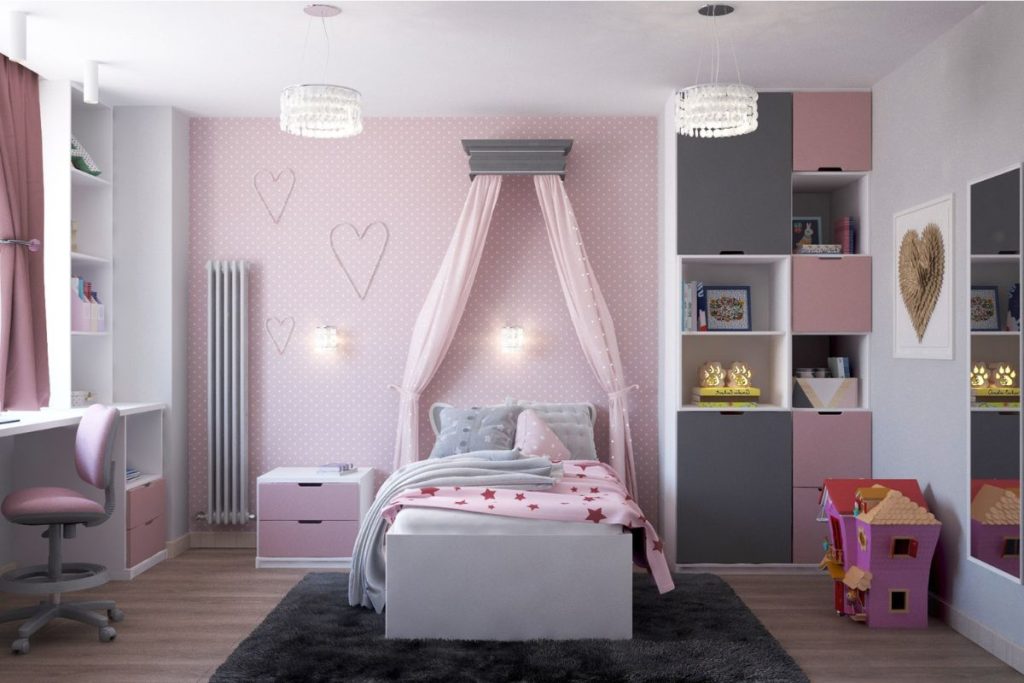 Jenterom barnerom inspirasjon