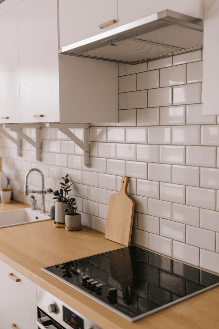 Legg nytt flisefelt over benken