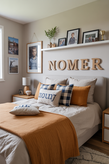 Personlig touch med navn og initialer