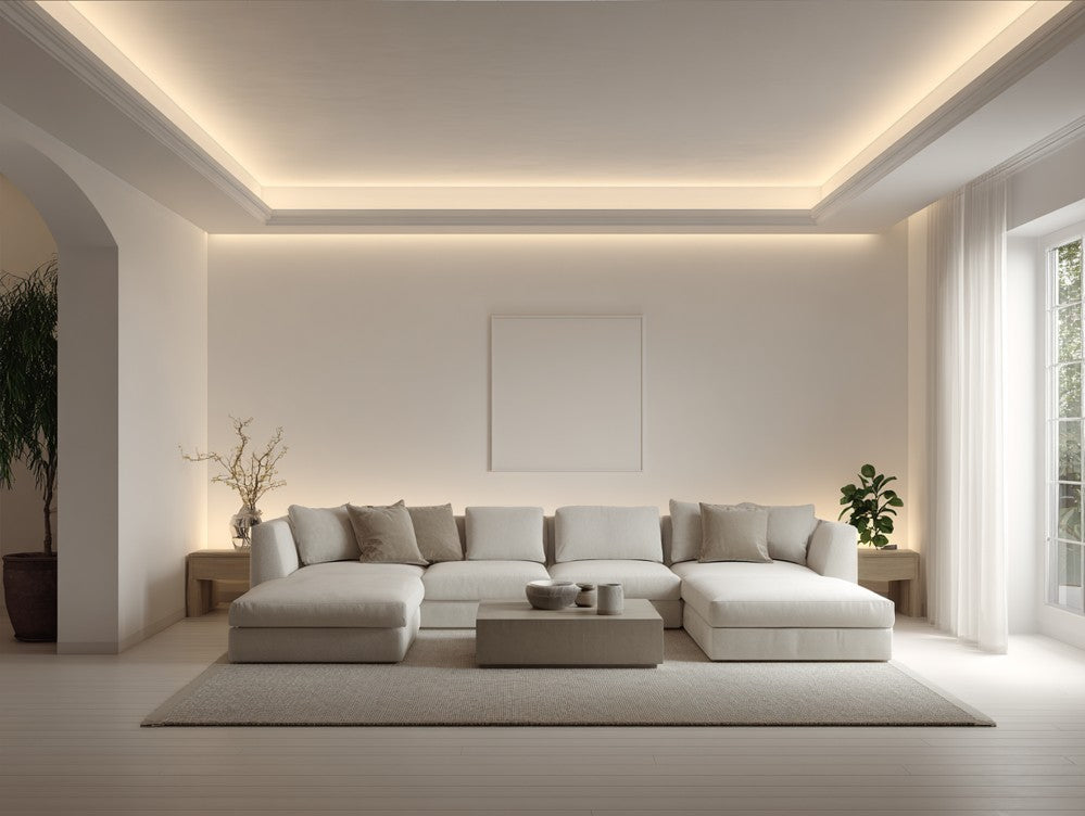 Slik fungerer indirekte belysning i et rom